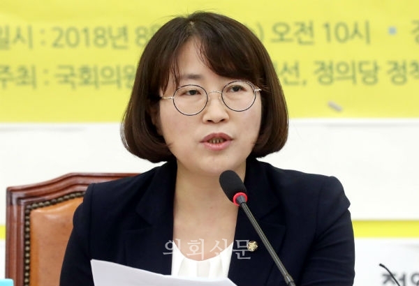 정의당 추혜선 의원 (국회 정무위원회, 정의당 안양시위원장)
